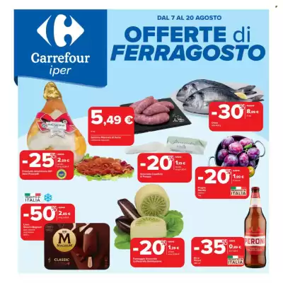 Volantino Carrefour Iper (valido fino al 20-08)