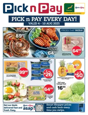 Pick n Pay Hypermarket catalogue (valid until 10-08)