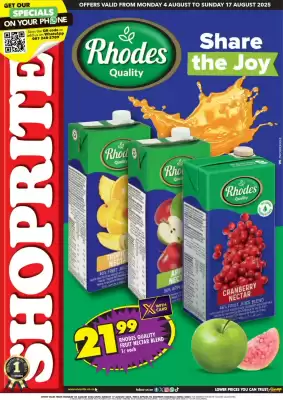 Shoprite catalogue (valid until 17-08)