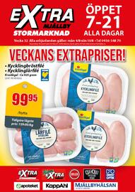 Extra Mjällby Stormarknad reklamblad vecka 32 Sida 1