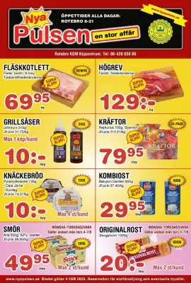 Nya Pulsen reklamblad