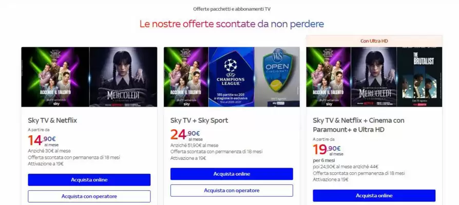Volantino Sky (valido fino al 31-08)