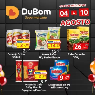 Catálogo Dubom Supermercados (válido até 10-08)