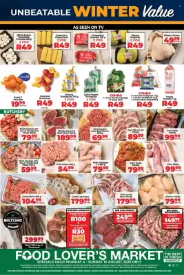 Food Lover's Market catalogue (valid until 10-08)