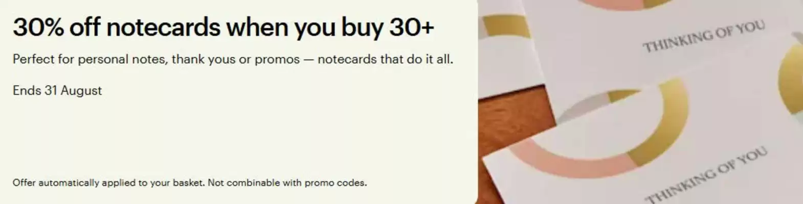 Vistaprint leaflet (valid until 31-08)