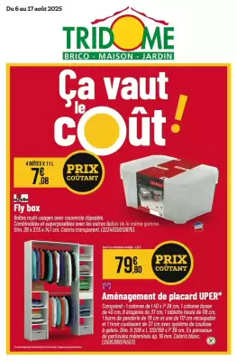 Catalogue Tridôme (valable jusqu'au 17-08)