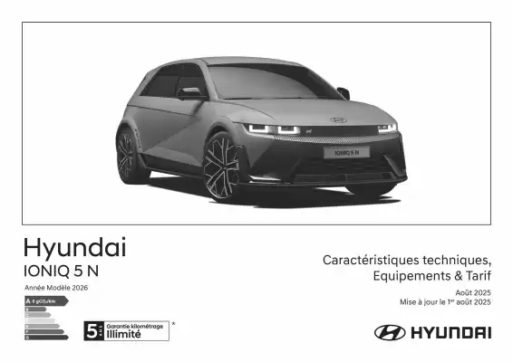 Catalogue Hyundai (valable jusqu'au 2-08)