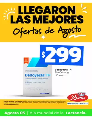 Catálogo Farmacias Roma (válido hasta 31-08)