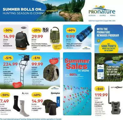 Pronature flyer (valid until 11-08)