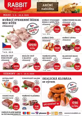 RABBIT řeznictví leták