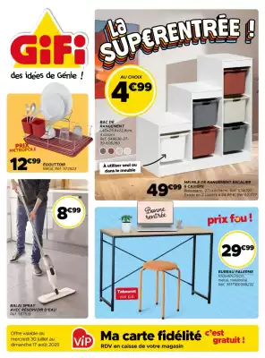 Catalogue Gifi (valable jusqu'au 17-08)