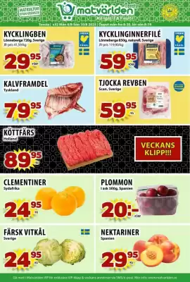 Matvärlden Tensta reklamblad