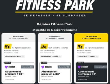 Catalogue Fitness Park page 1