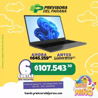 Catálogo Previsora del Paraná (válido hasta 24-08)