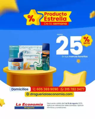 Catálogo Droguería la Economía (válido hasta 10-08)