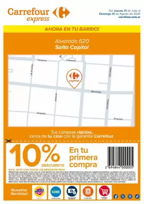 Catálogo Carrefour Express (válido hasta 31-08)