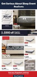Sleep Country flyer week 32 Page 1