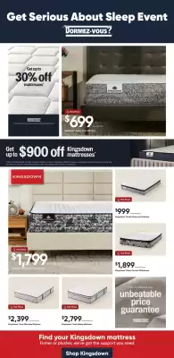 Dormez Vous flyer (valid until 13-08)