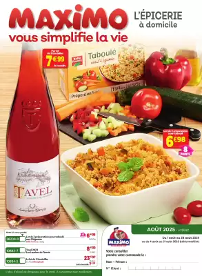 Catalogue Maximo (valable jusqu'au 28-08)