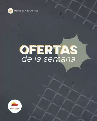 Catálogo El Milagro Mayorista (válido hasta 11-08)