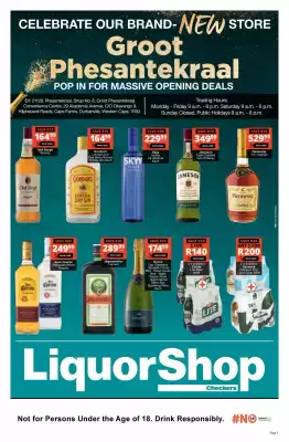 Checkers Liquor Shop catalogue (valid until 15-08)