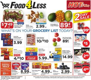 Food 4 Less Weekly Ad week 32 Page 1