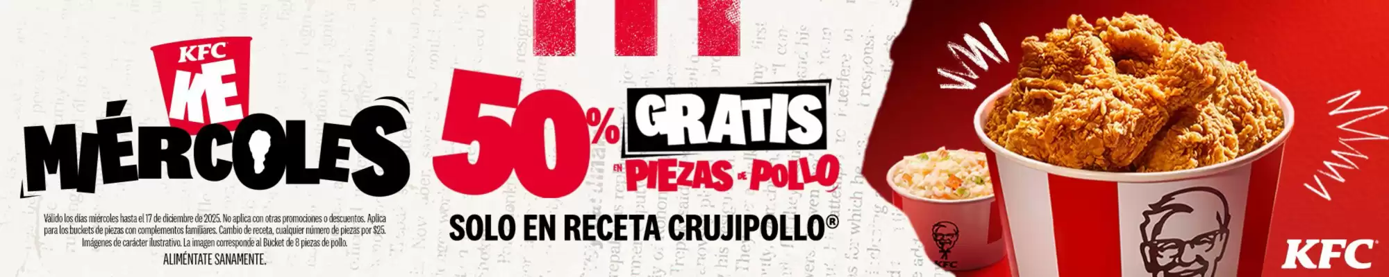 Catálogo KFC (válido hasta 17-12)