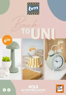 Catalogue b&m (valable jusqu'au 30-09)
