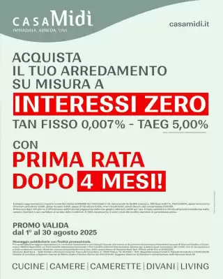 Volantino Casa Midi (valido fino al 30-08)