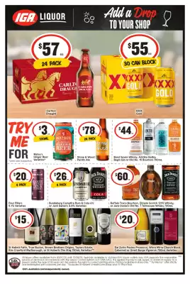 IGA Liquor catalogue (valid until 12-08)