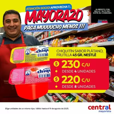 Catálogo Central Mayorista (válido hasta 19-08)