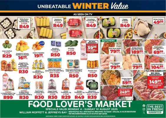 Food Lover's Market catalogue (valid until 10-08)