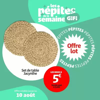 Catalogue Gifi (valable jusqu'au 10-08)