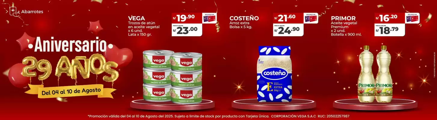 Catálogo Vega (válido hasta 10-08)
