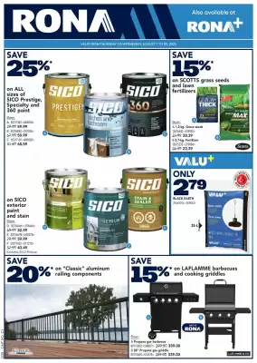 RONA flyer
