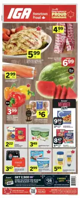 IGA flyer