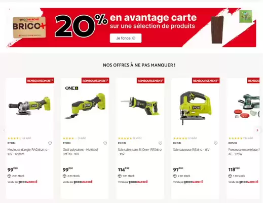 Catalogue Bricomarché (valable jusqu'au 10-08)