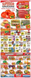 Superior Grocers Weekly Ad week 32 Page 1