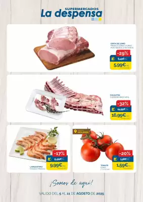 Folleto Supermercados La Despensa (válido hasta el 11-08)