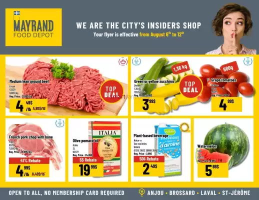 Mayrand flyer (valid until 13-08)