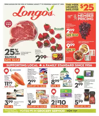 Longo's flyer (valid until 13-08)