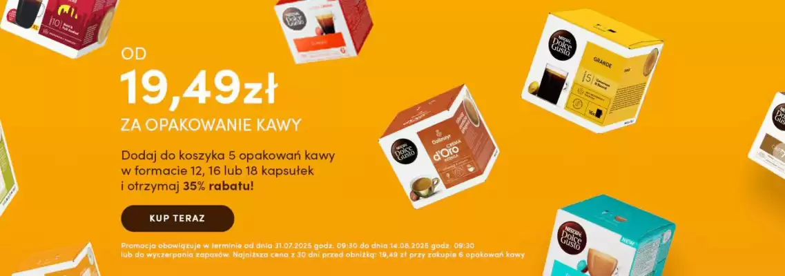 Dolce Gusto gazetka (ważność do 4-09)