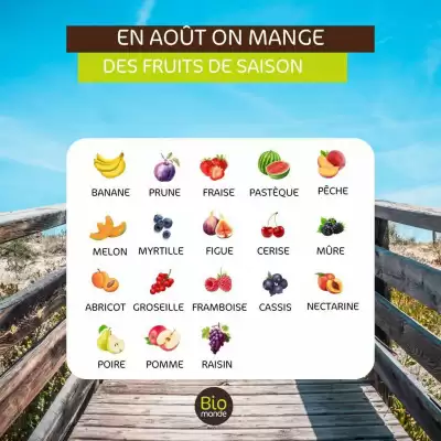Catalogue Biomonde (valable jusqu'au 31-08)