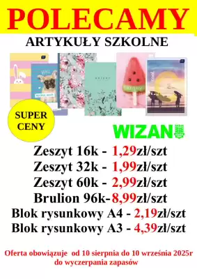 Wizan gazetka (ważność do 10-09)