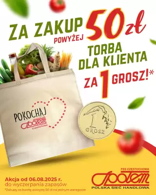 Społem Częstochowa gazetka (ważność do 12-08)