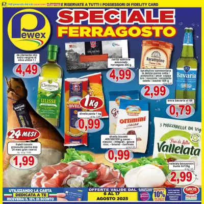 Volantino Pewex (valido fino al 17-08)