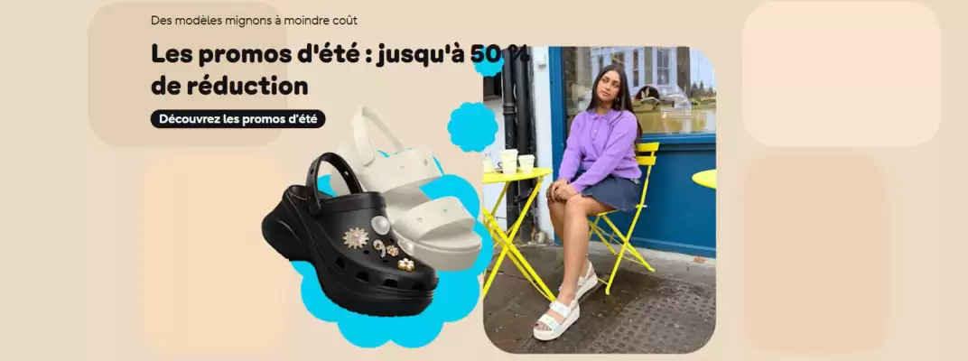 Catalogue Crocs (valable jusqu'au 31-08)