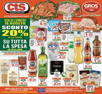 Volantino CTS Supermercati (valido fino al 17-08)