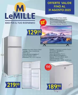 Volantino Le Mille (valido fino al 31-08)
