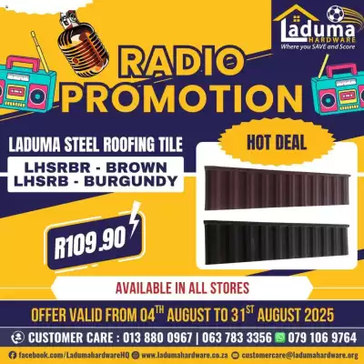 Laduma Hardware catalogue catalogue (valid until 31-08)